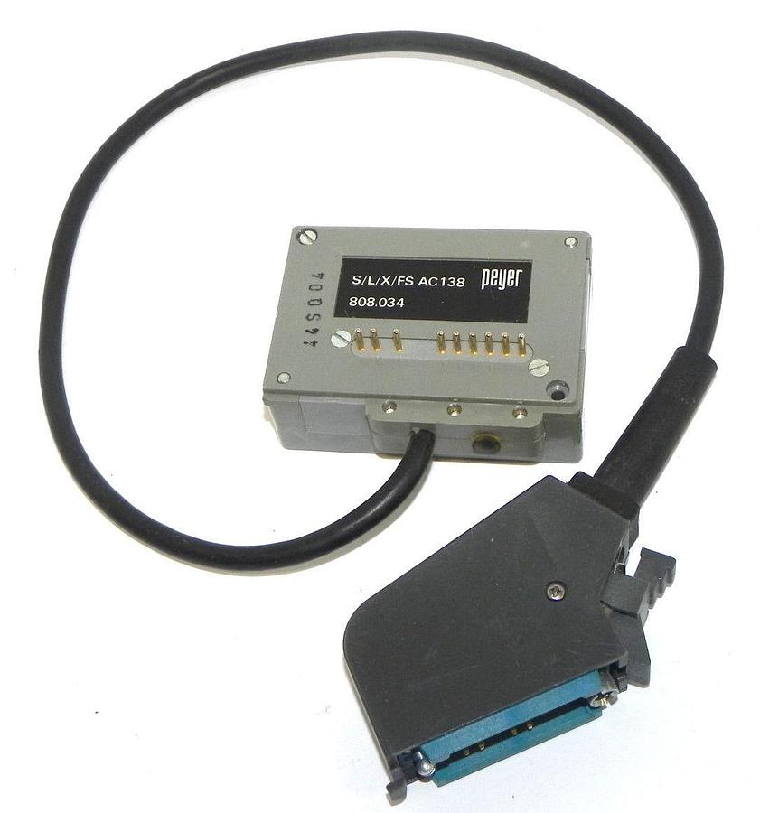 Used PEYER S/L/X/FS AC138 CONNECTOR 808.034