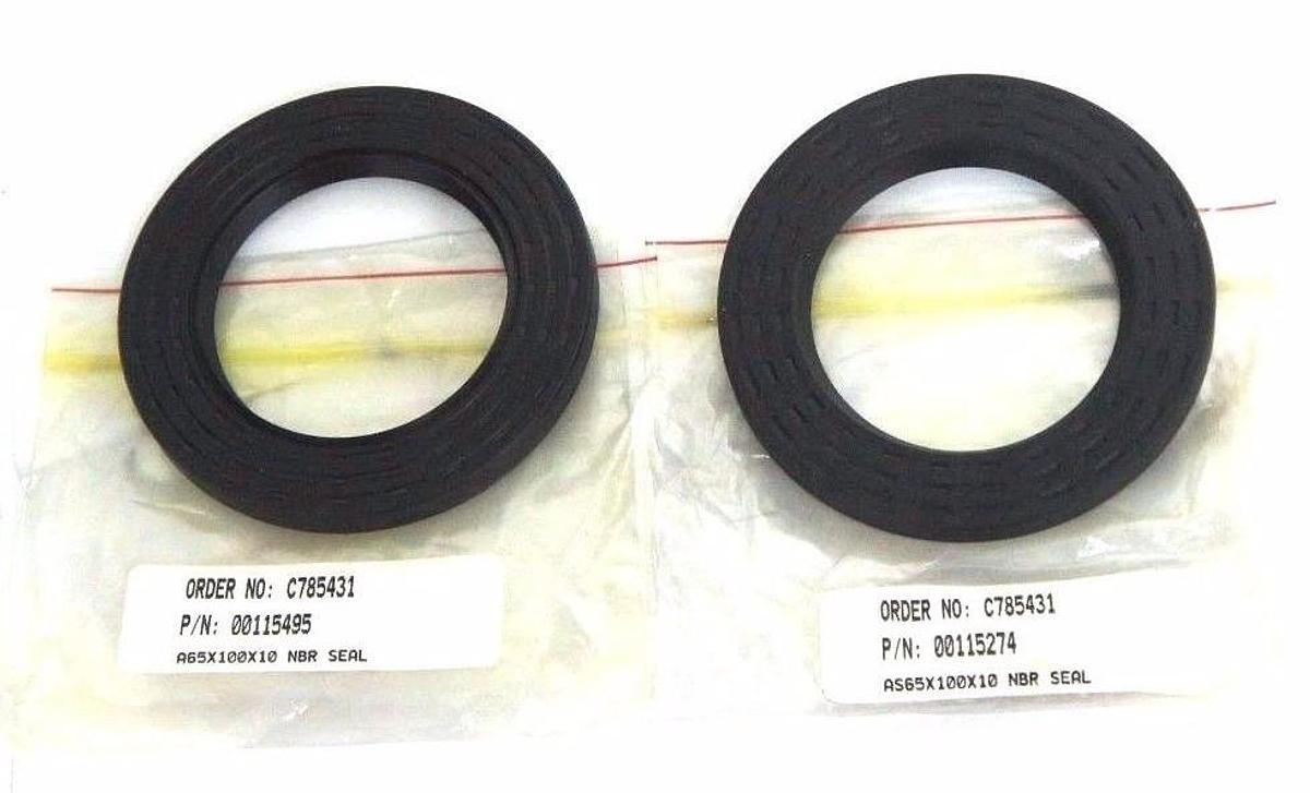 Used LOT OF 2 NEW STEFA AS65X100X10 NBR OIL SEALS P/N 00115274