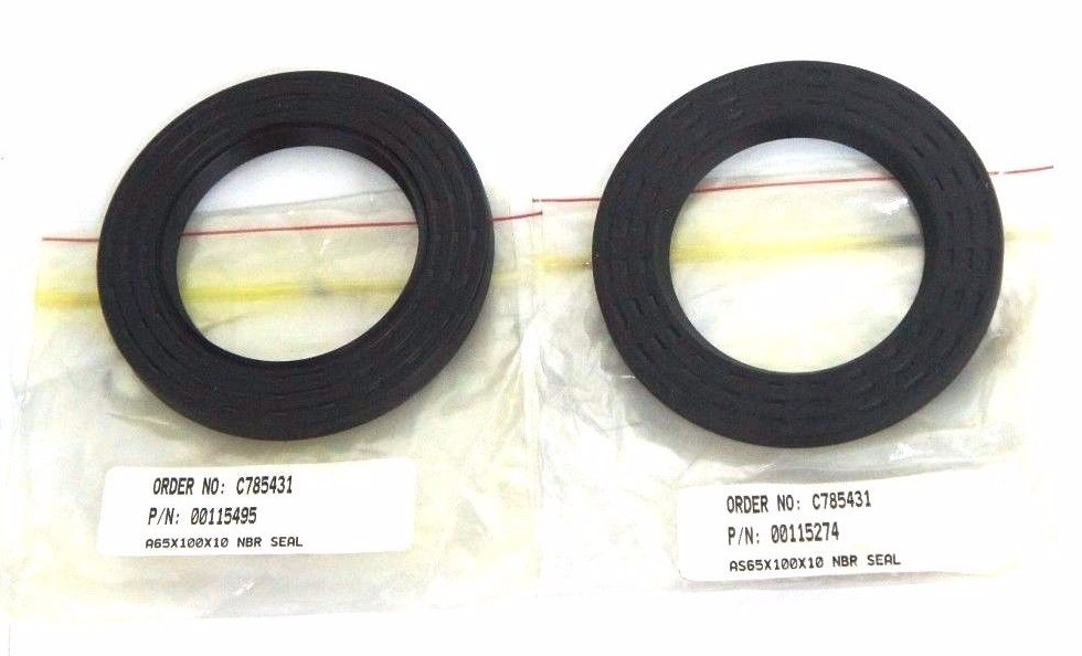 Used LOT OF 2 NEW STEFA AS65X100X10 NBR OIL SEALS P/N 00115274