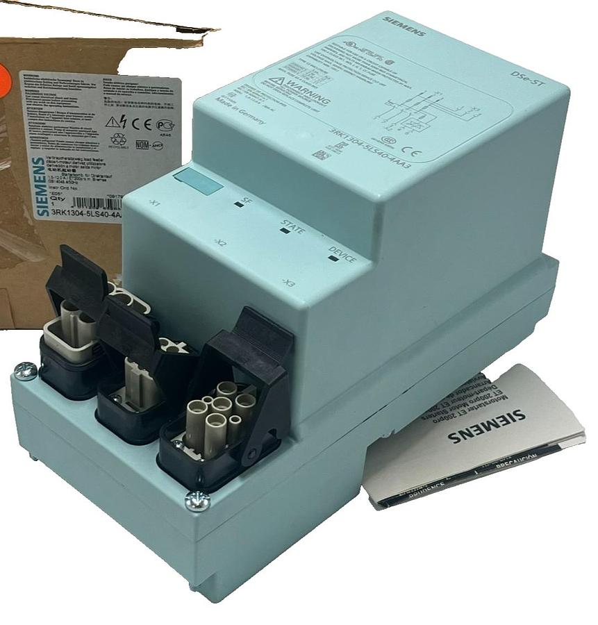 Used Siemens 3RK1304-5LS40-4AA3 SIRIUS M200D Motor Starter DSS Std 0.55kW 400-500V