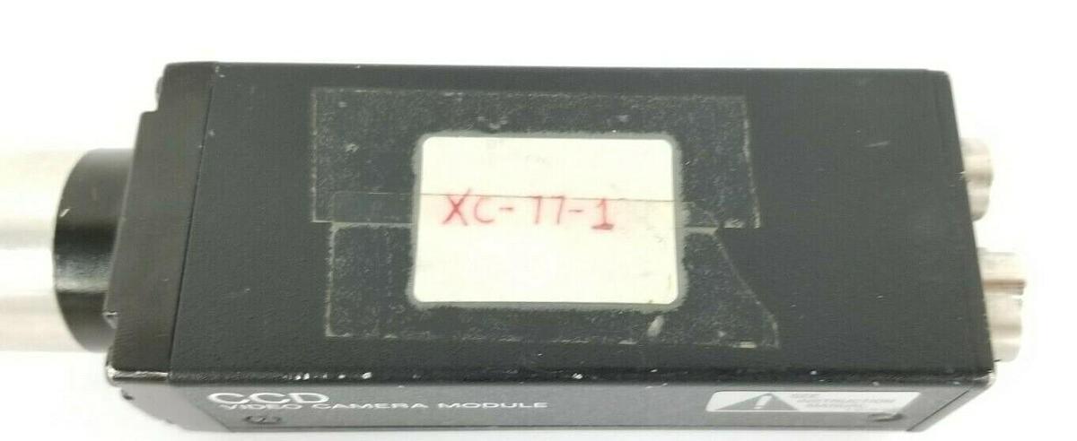 Used SONY XC-77-1 CCD CAMERA W/ 3'' IN. LENS & MOUNTING BRACKET 10.5-15VDC 2.2W XC-77