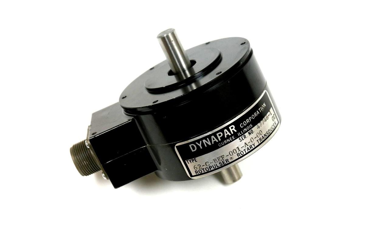 Used DYNAPAR 62-C-BEF-001-A-0-00 GC ROTOPUSLER ROTARY TRANSDUCER 62CBEF001A000