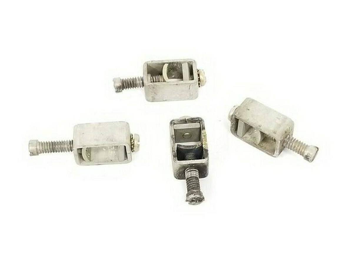 Used LOT OF 4 WESTINGHOUSE 14-1/0 CU-AL CIRCUIT BREAKER TERMINAL LUGS 14-I/O