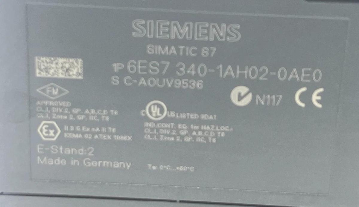 Used SIEMENS 6ES7340-1AH02-0AE0 SIMATIC S7-300 CP 340 RS232C Communication Module