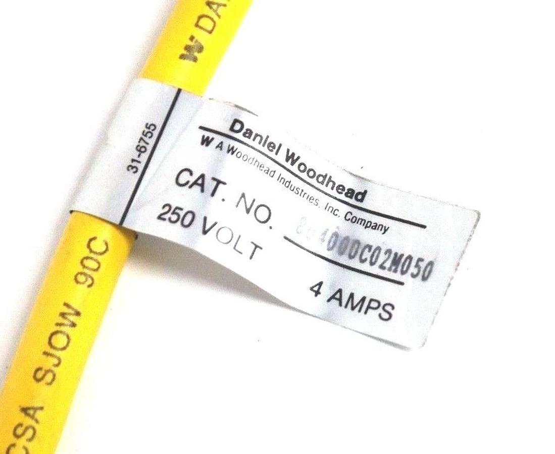 Used NEW BRAD HARRISON 804000C02M050 MICRO-CHANGE CORDSET 4P FP 5M 18/4 SJOOW-A