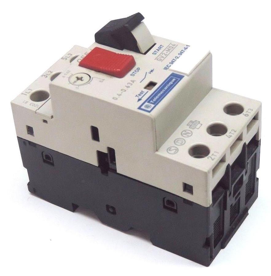 Used TELEMECANIQUE GV2-M04 MOTOR OVERLOAD RELAY GV2M04, 0.4-0.63A