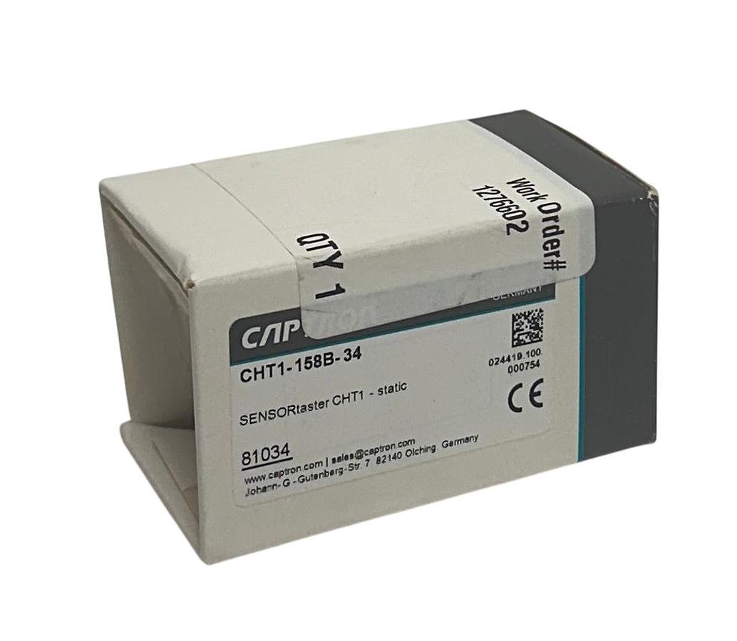 Used CAPTRON CHT1-158B-34 / CHT1158B34 SENSORtaster CHT1 STATIC PUSH BUTTON 22mm NSMP