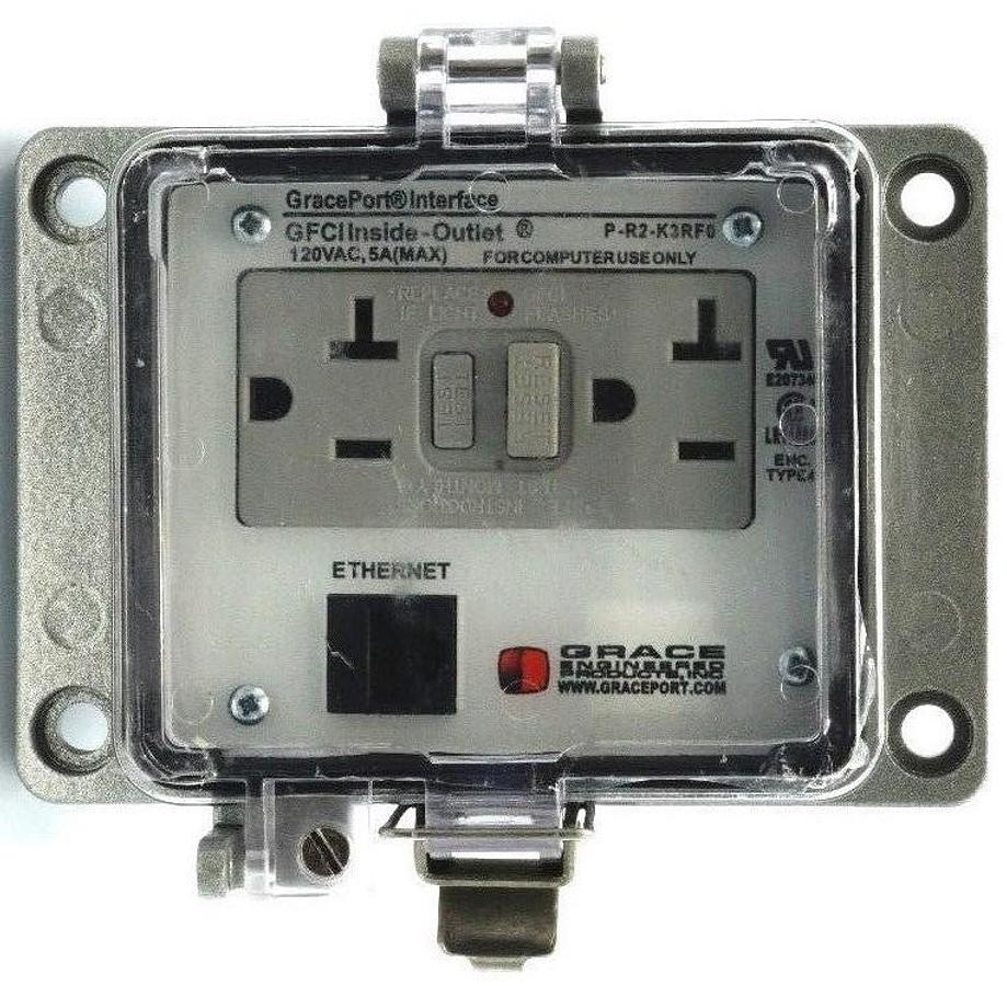 GRACE ENGINEERED PRODUCTS P-R2-K3RF0 DATA INTERFACE PORT CAT 5 1 PORT PR2K3RF0