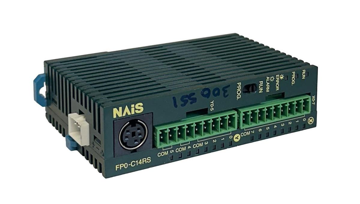 Used MATSUSHITA ELECTRIC FP0-C14RS / AFP02223 NAiS FP0 CONTROL UNIT 24V USNP
