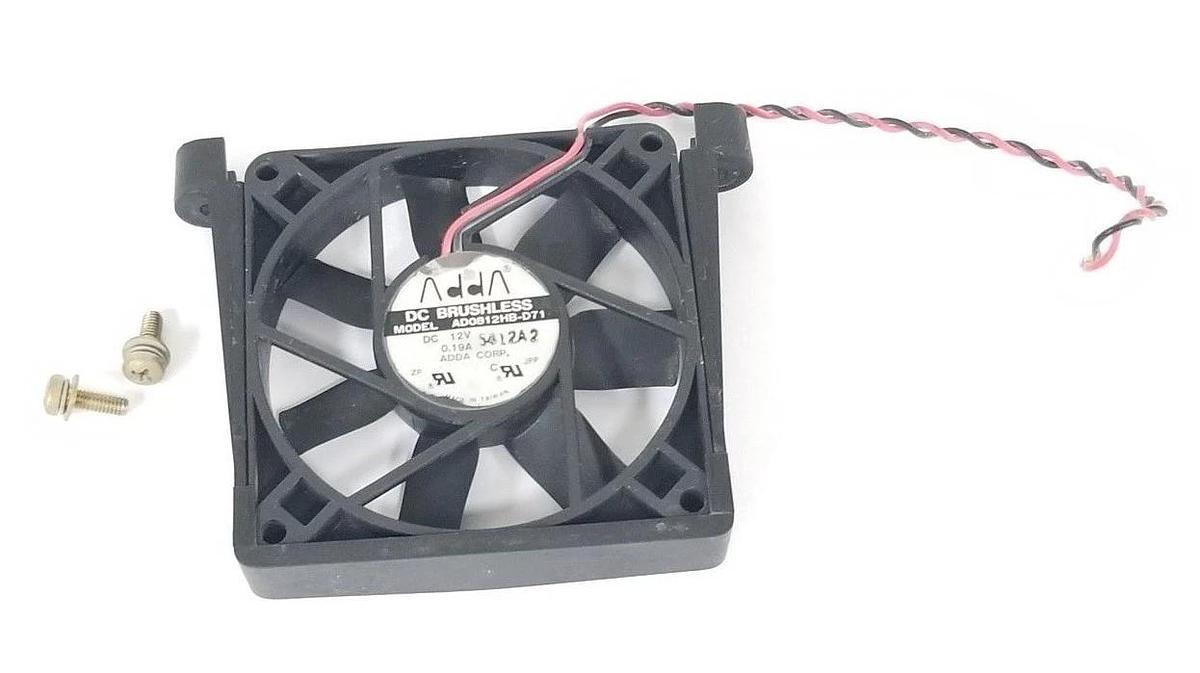 Used ADDA AD0812HB-D71 DC BRUSHLESS FAN 12VDC, 0.19A, 80 X 80 X 15 MM, AD0812HBD71