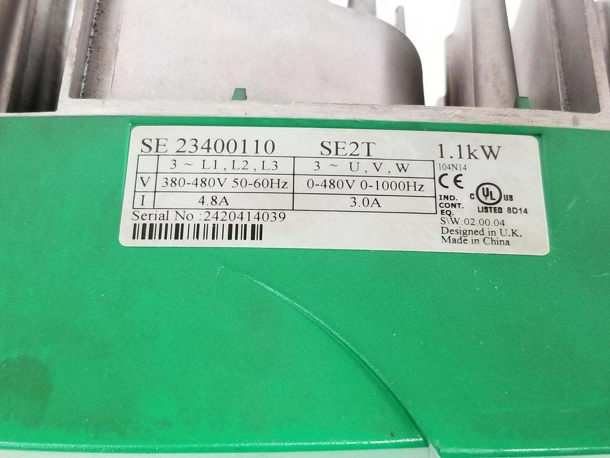 Used LEROY SOMER / EMERSON SE-23400110 DIGIDRIVE INVERTER SE2T 1.1kW SE23400110