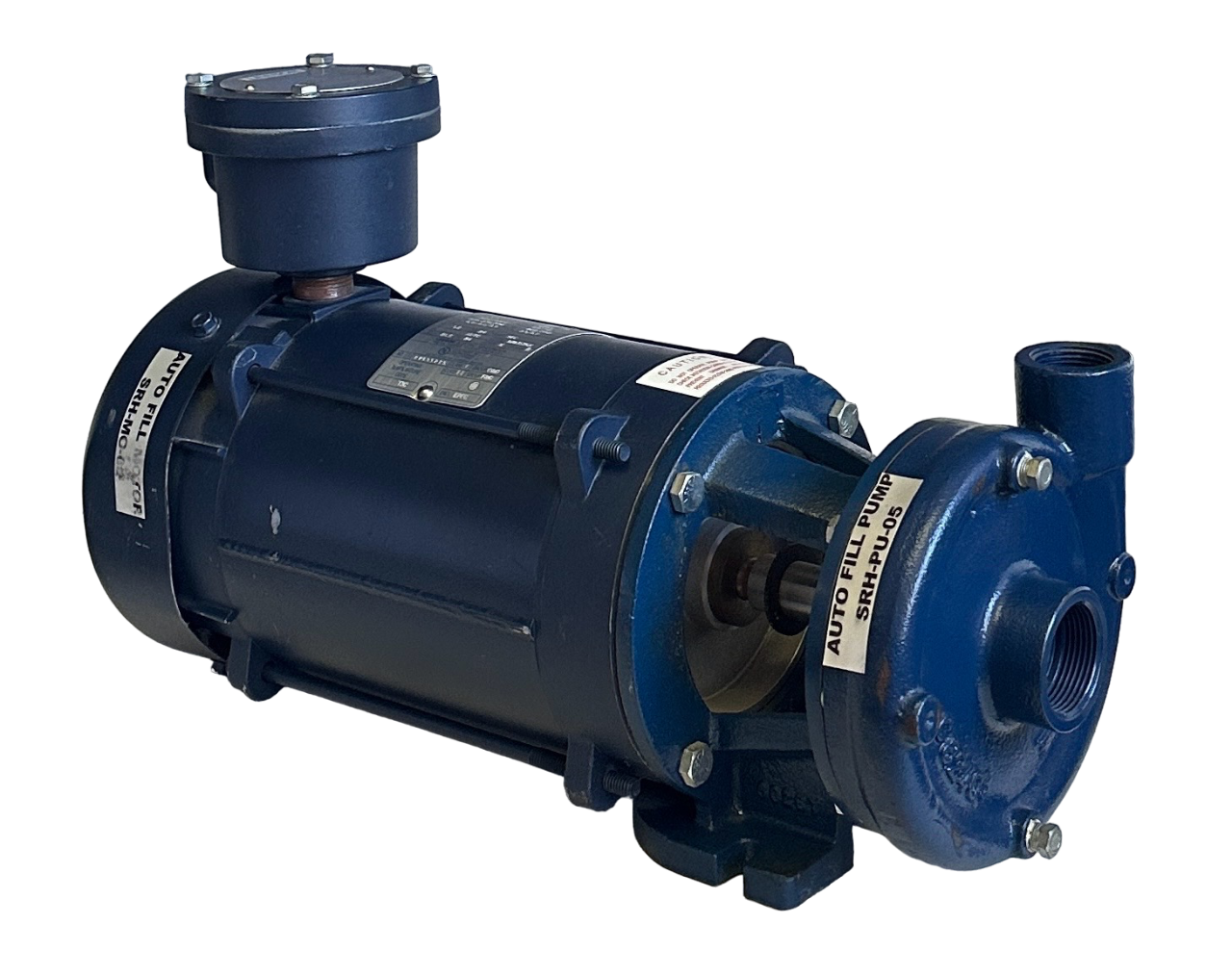 Used NEW LEESON A6T34XC25H / 111939.00 EXPLOSION PROOF MOTOR & PUMP ASSEMBLY 1.5/1HP