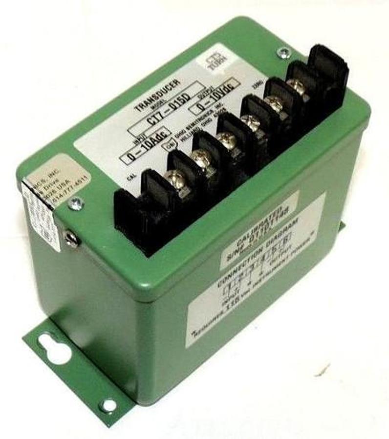 Used OHIO SEMITRONICS CT7-015D TRANSDUCER 0-10ADC CT7015D