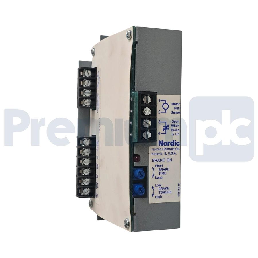Used SIEMENS NORDIC CONTROLS D81510002 BRAKE CONTROL BOARD 230/460V 60HZ 1/3PH NSNP