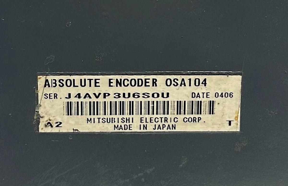 Refurbished MITSUBISHI HA300NC-S / HA300NCS AC SERVO MOTOR SPEC 42001 4.5kW OSA104 REPAIRED