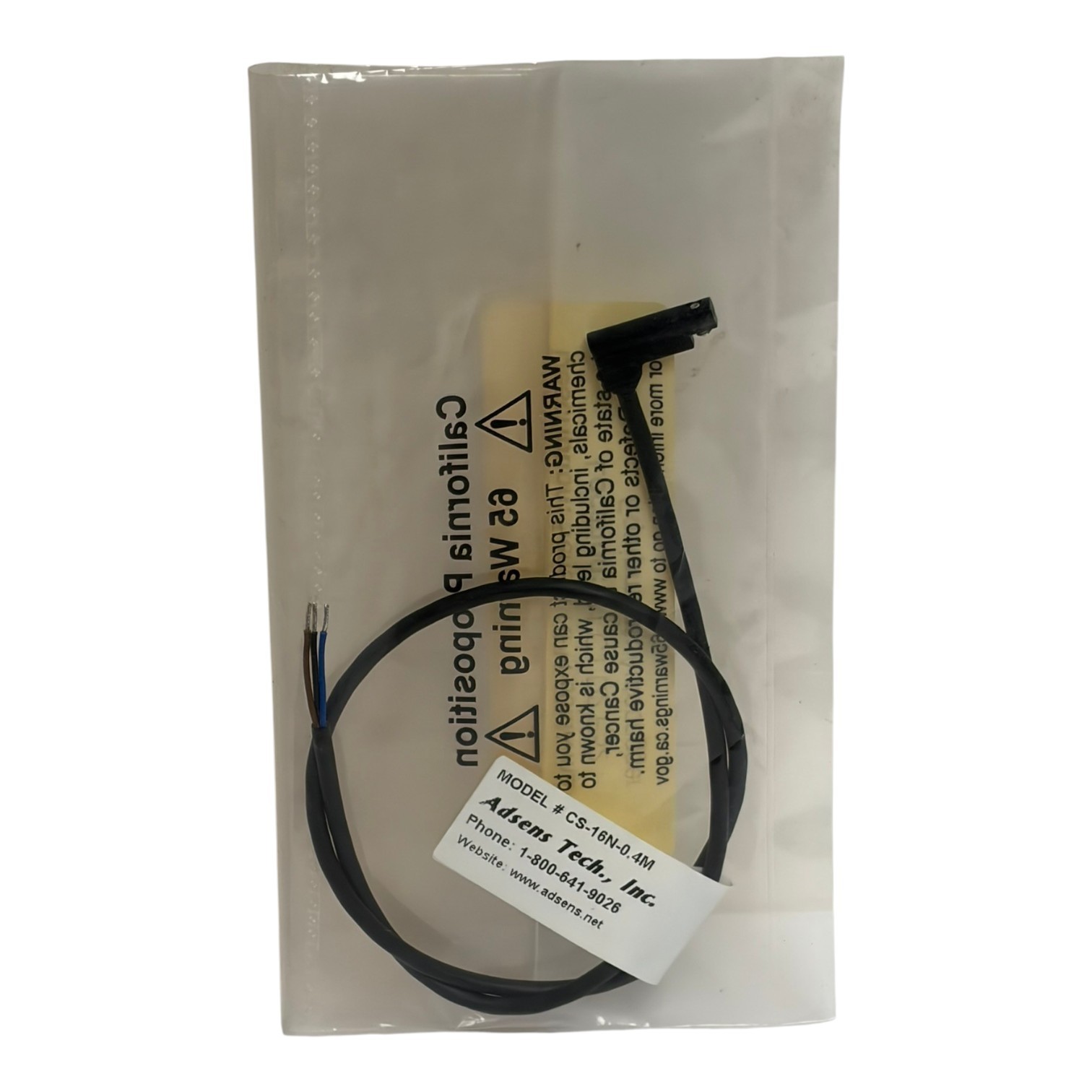 Adsens Tech CS-16N-0.4M Magnetic Cylinder Sensor NPN 3-Wire 0.4 Meter New