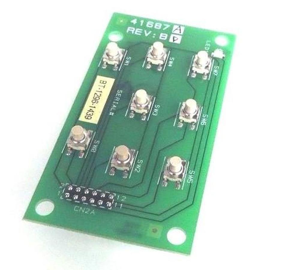 Used TOSHIBA 41687A BOARD 41687A REV. BD BT-1296-1439