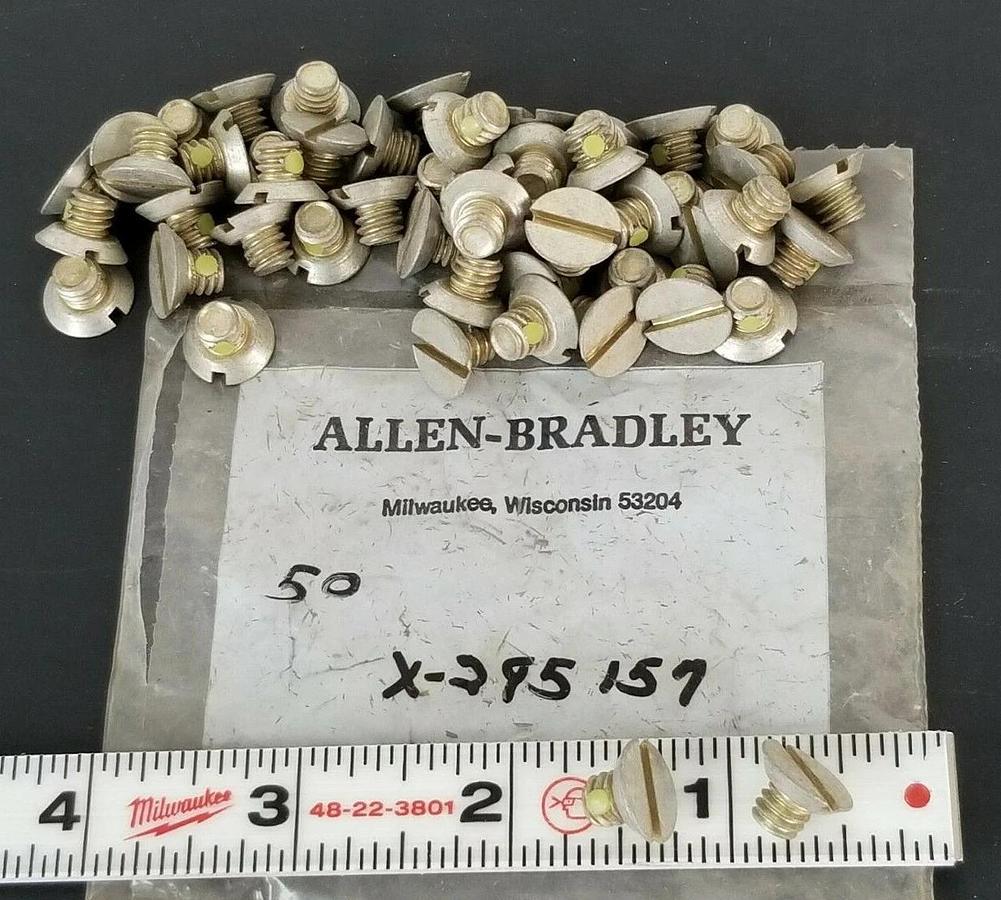 LOT OF 50 NEW ALLEN BRADLEY X-295157 SCREWS X295157