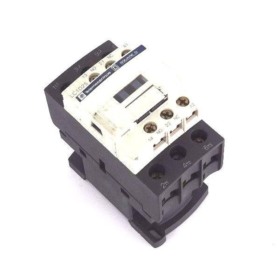 Used NEW TELEMECANIQUE LC1D25M7 MANUAL MOTOR STARTER 40A, 110V, LC1D25