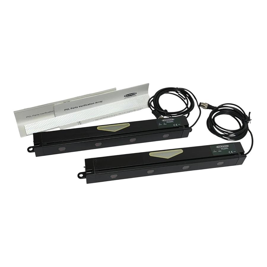 Lot of 2 Banner PVL225PQ Parts Verification Array Sensor Pick-to-Light Unused