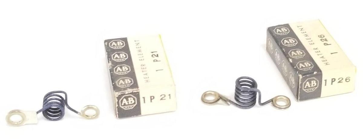 NIB ALLEN BRADLEY P21 & P26 HEATER ELEMENTS