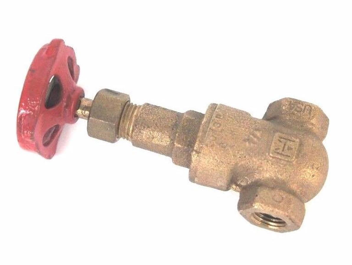 Used LOT OF 8 NEW MILWAUKEE FIG. 148 GATE VALVES 1/4" NPT, 125 S.W.P. 200 W.O.G.