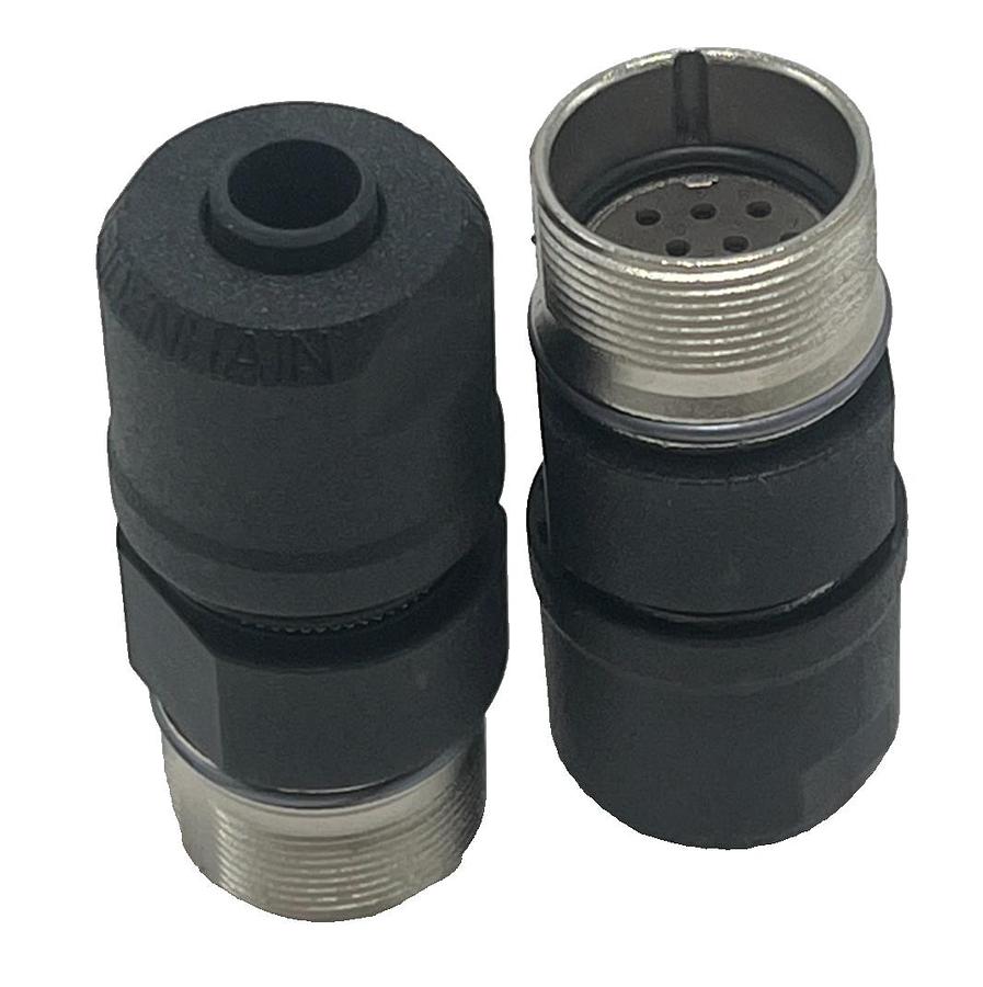 Used (2) Heidenhain 291698-02 M23 Female Connector 12Pin Circular Coupling Solder New