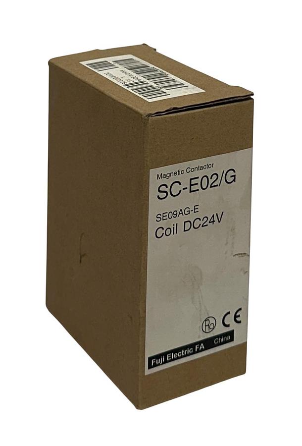 Used FUJI ELECTRIC SC-E02G-24VDC / SC-E02/G / SE09AG-E MAGNETIC CONTACTOR 24VDC NSMP