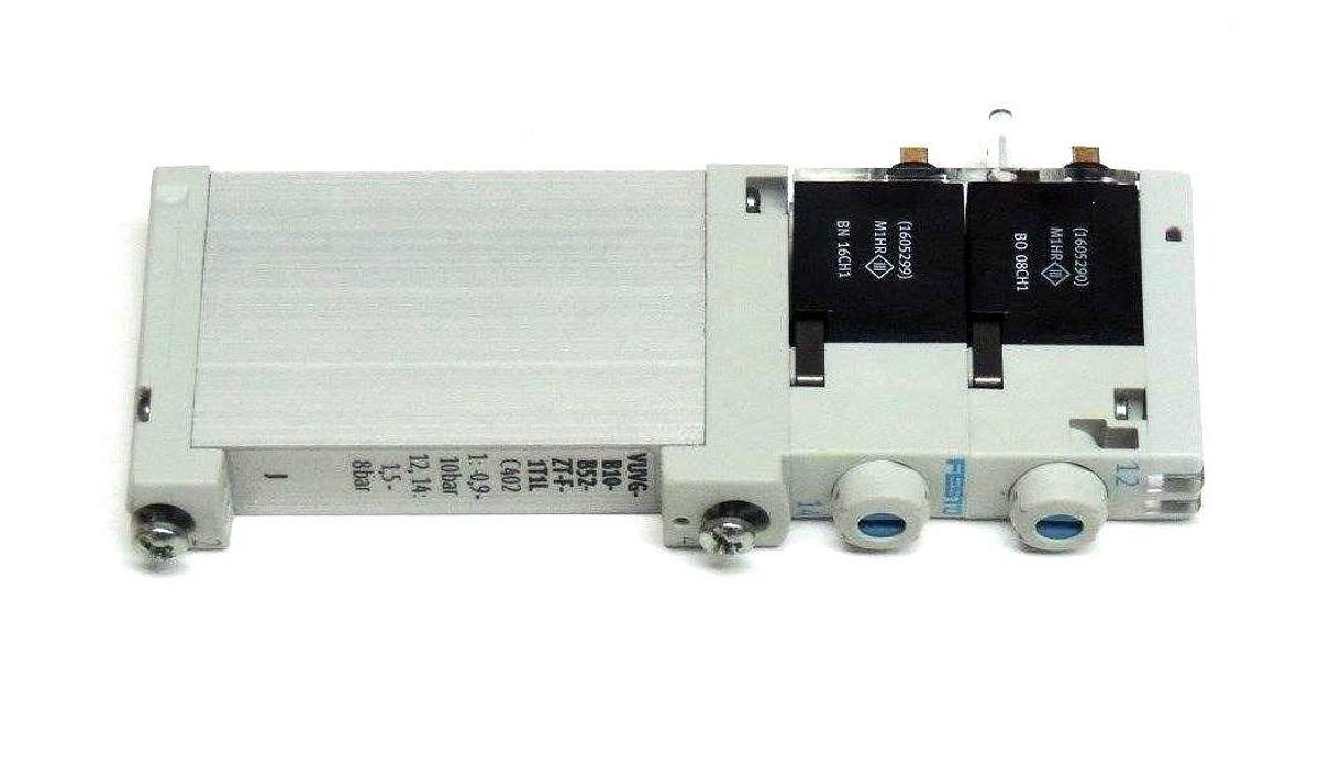 Used FESTO VUVG-B10-B52-ZT-F-1T1L SOLENOID VALVE C402, 1:0.9-10BAR, 12,14:1,5-8BAR