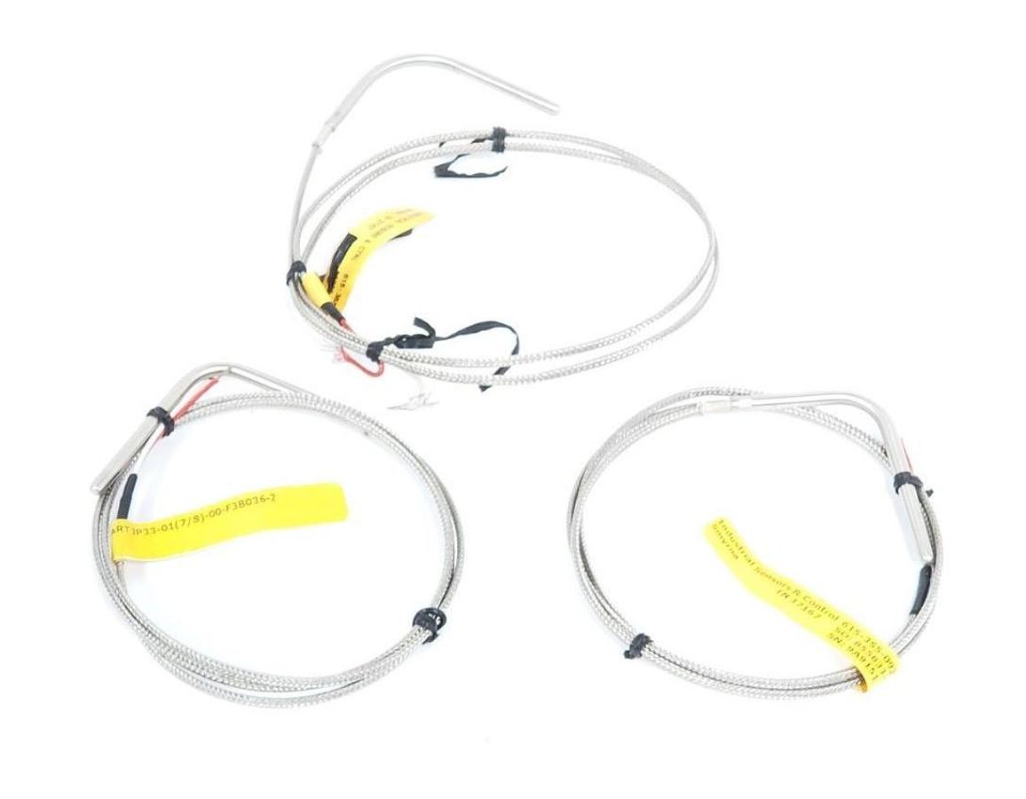 Used LOT OF 3 INDUSTRIAL SENSORS & CONTROL JP33-01(7/8)-00-F3B036 THERMOCOUPLES