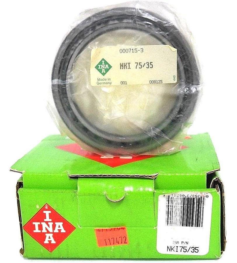 Used NIB INA NKI75/35 NEEDLE BEARING 75X105X35MM