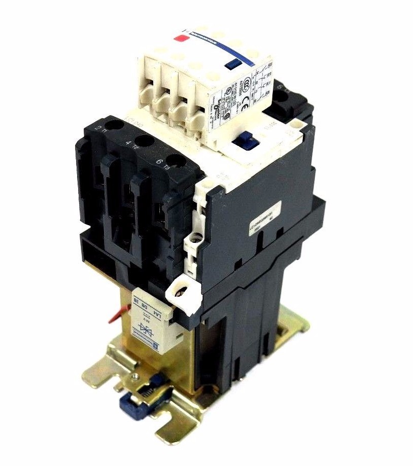 Used NEW TELEMECANIQUE LC1-DREQ3831G1 CONTACTOR ASSY W/LADN22 LC1-D40 LC1DREQ3831G1