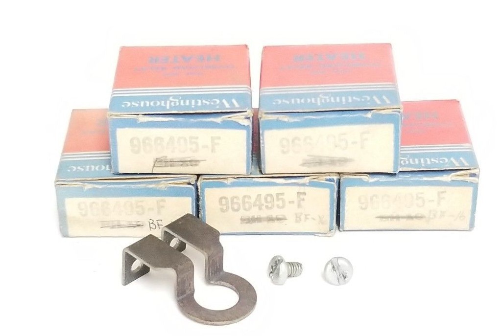 Used LOT OF 5 NIB WESTINGHOUSE 966495-F HEATER ELEMENS 966495F, BF-16