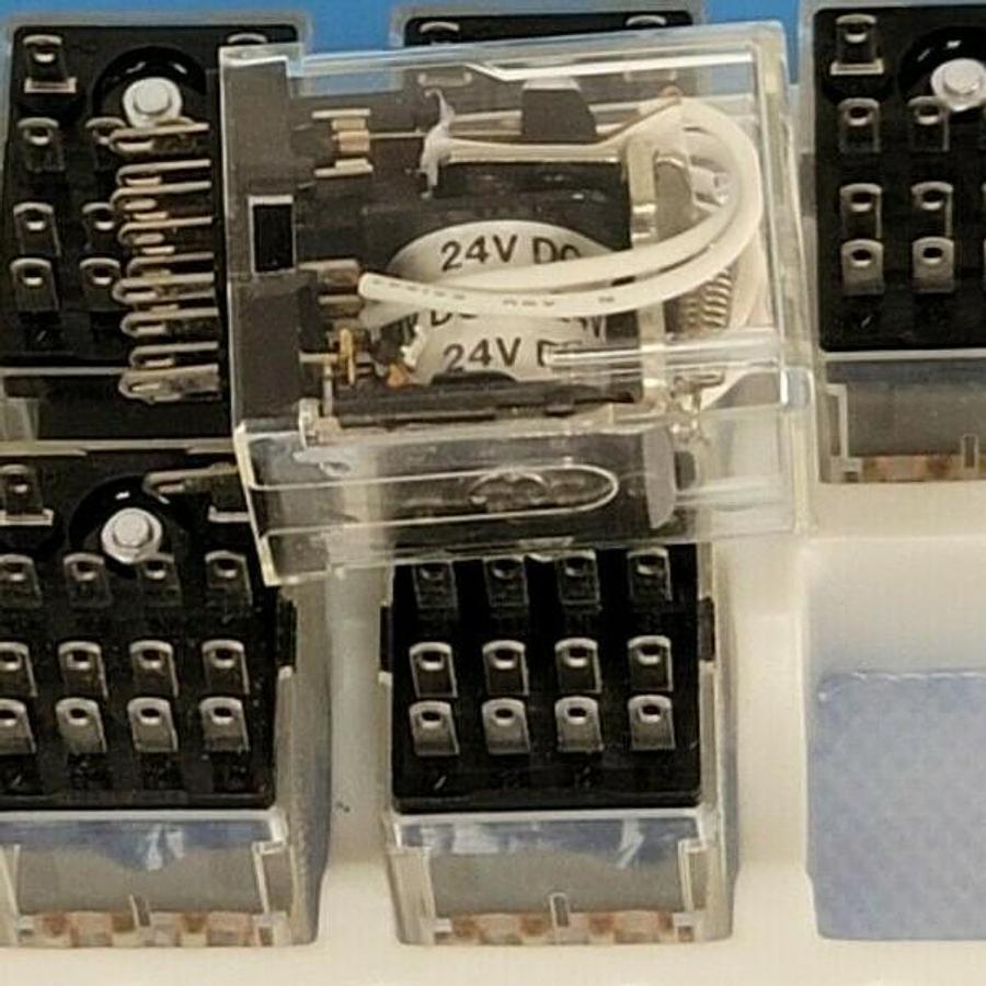 Used LOT OF 10 NEW MATSUSHITA HC4-H-DC24V RELAYS HC4HDC24V 3AMP 30VDC