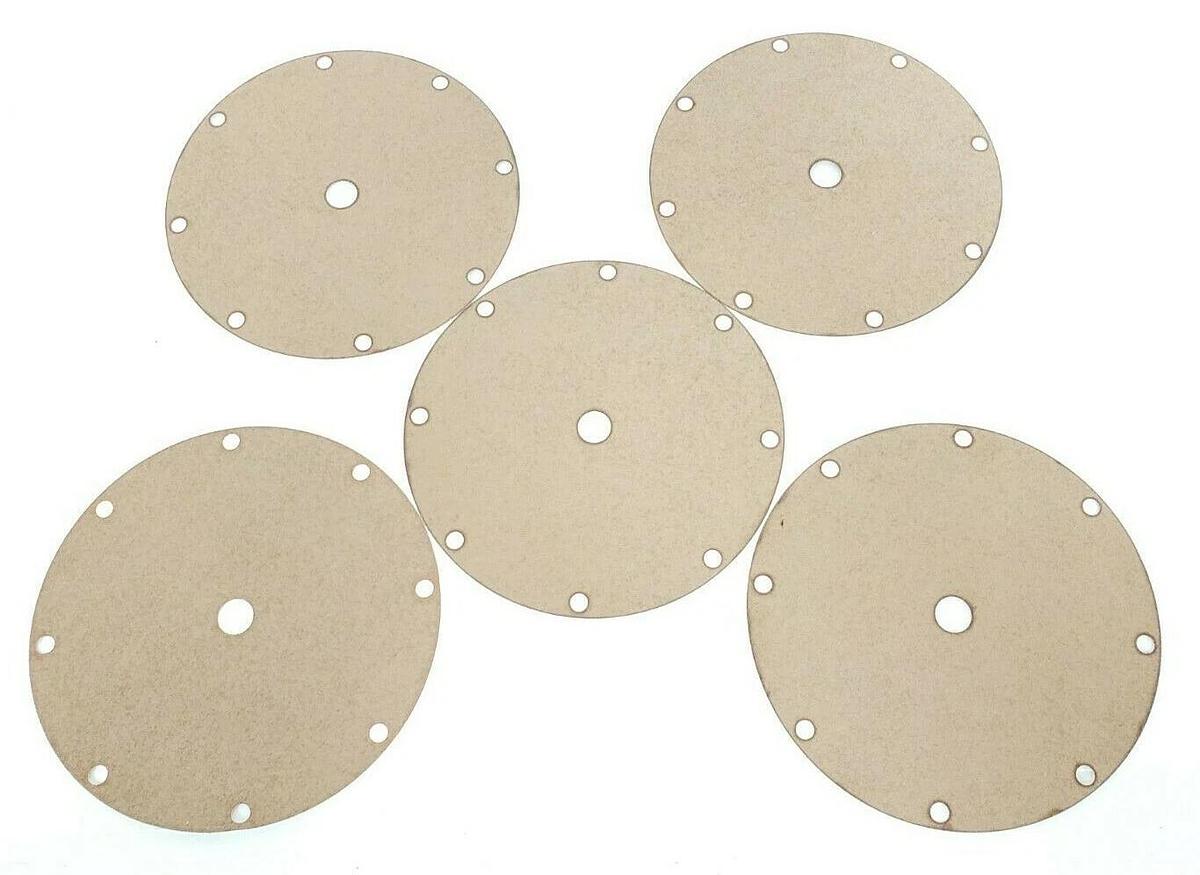 Used LOT OF 5 KRONES 8-F00-11-3948 PADS T=0.5 OD=141.0, 0002374726