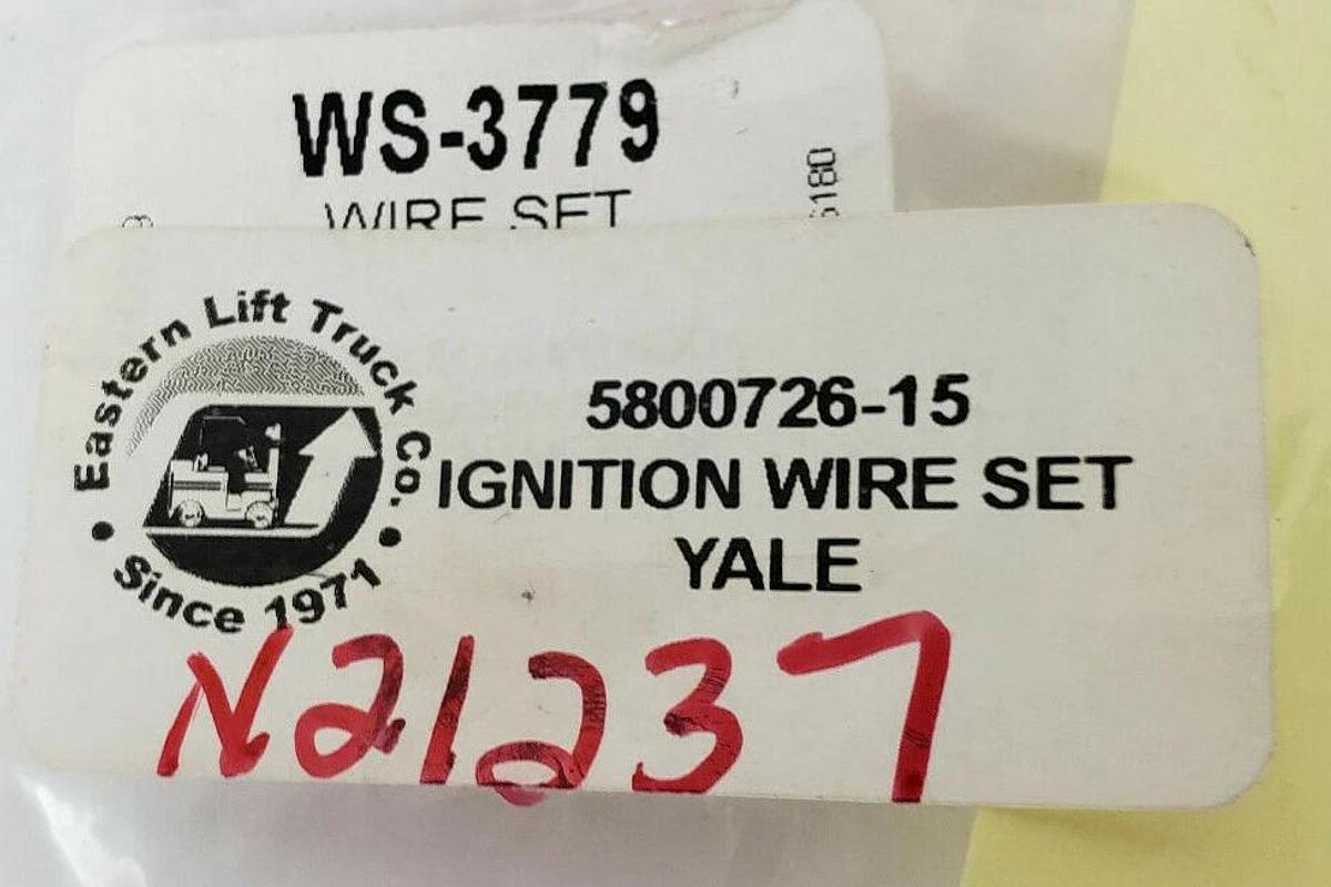 NEW EASTERN LIFT TRUCK YALE 5800726-15 IGNITION WIRE SET WS-3779 *INCOMPLETE*