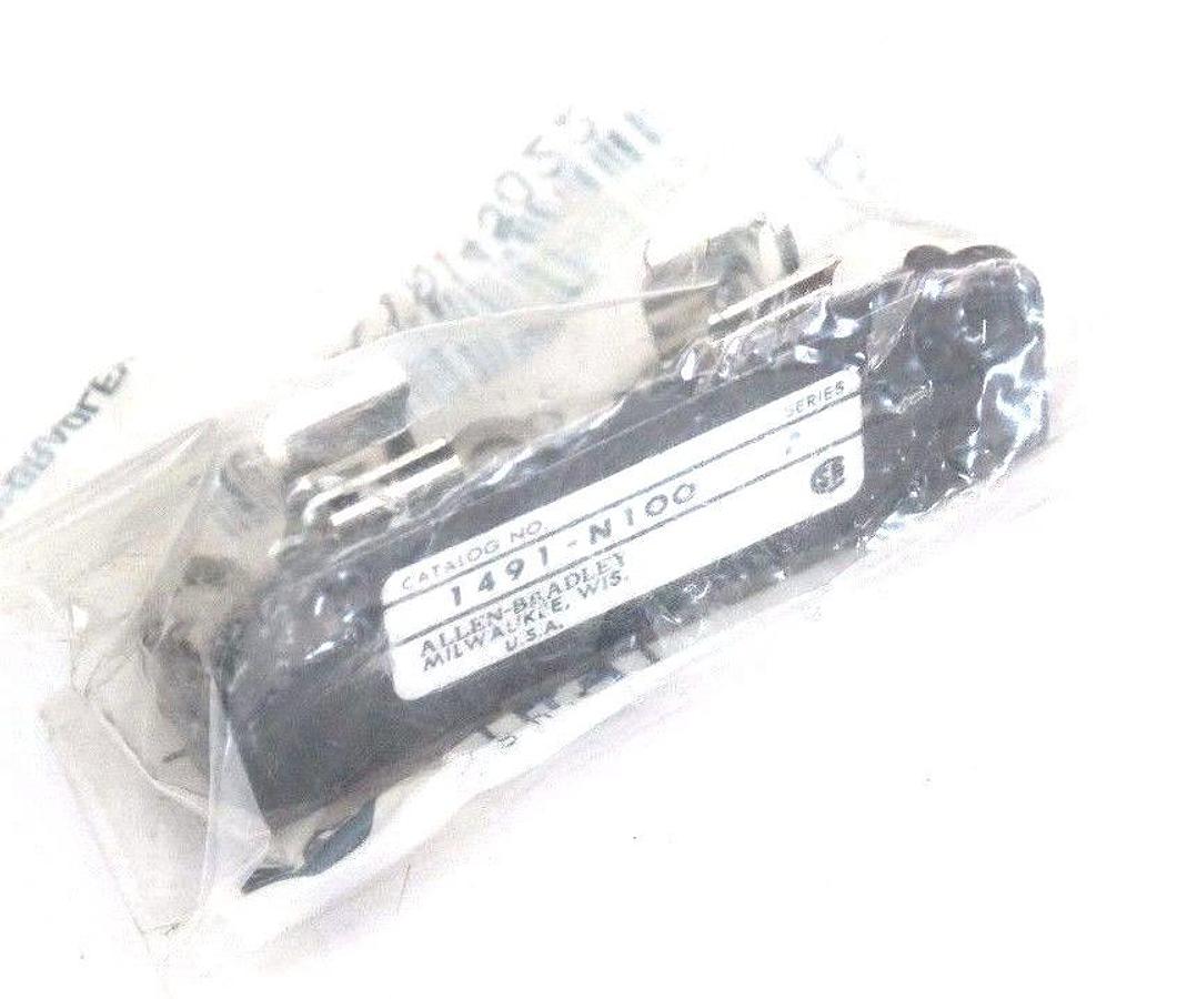 LOT OF 4 NEW ALLEN BRADLEY 1491-N100 FUSE BLOCKS SER. A, 0-30AMP, 250V, 1491N100