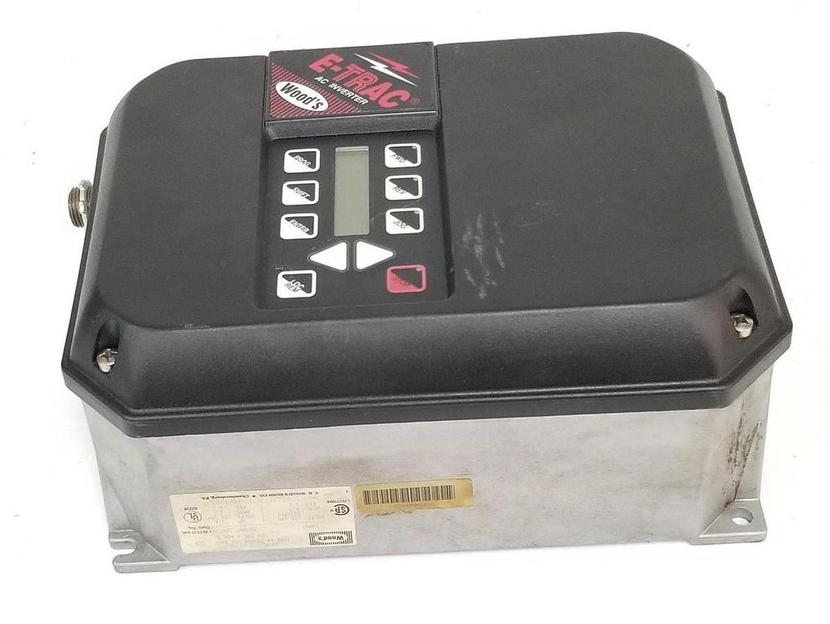 Used VACON / TB WOODS WFC2000-7C INVERTER DRIVE 3/4HP 3.1AMP 230V 3 PHASE WFC20007C