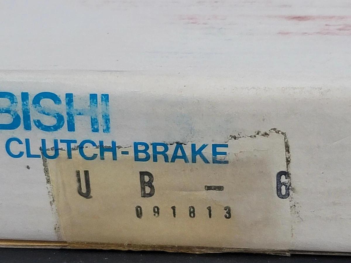Used NIB MITSUBISHI UB-6 MAGNETIC CLUTCH-BRAKE 091813