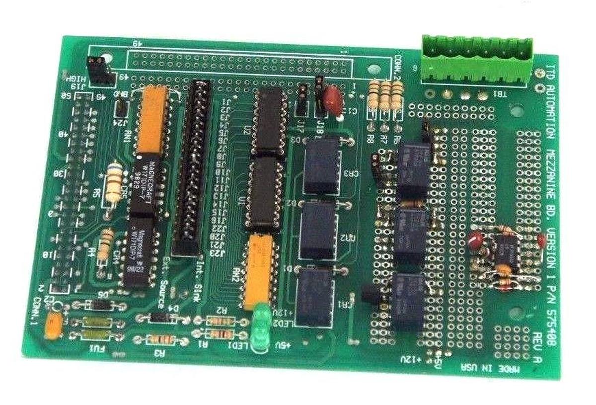 Used ITD AUTOMATION 575408 BOARD REV. A, VERSION 1