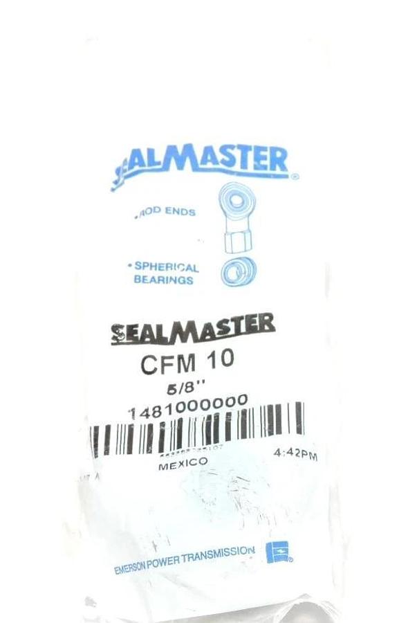 Used NEW SEALMASTER CFM 10 ROD END BEARING CFM10, 5/8''
