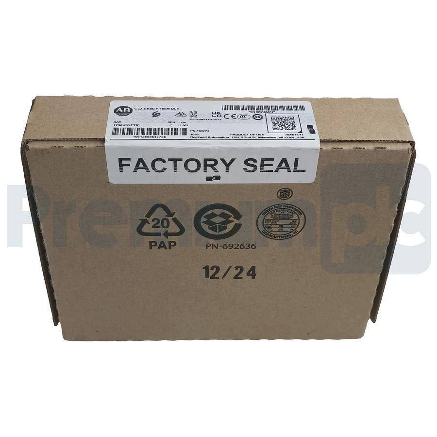 Used SEALED Allen-Bradley 1756-EN2TR /C FW 11.002 ControlLogix 2Pt ENet/IP DLR NSFS