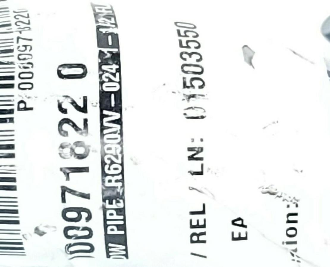 Used NEW EDLON CRANE A395-150 1-1/2'' FLANGED PTFE LINE ASTM F1545 PIPE R6290VV-024