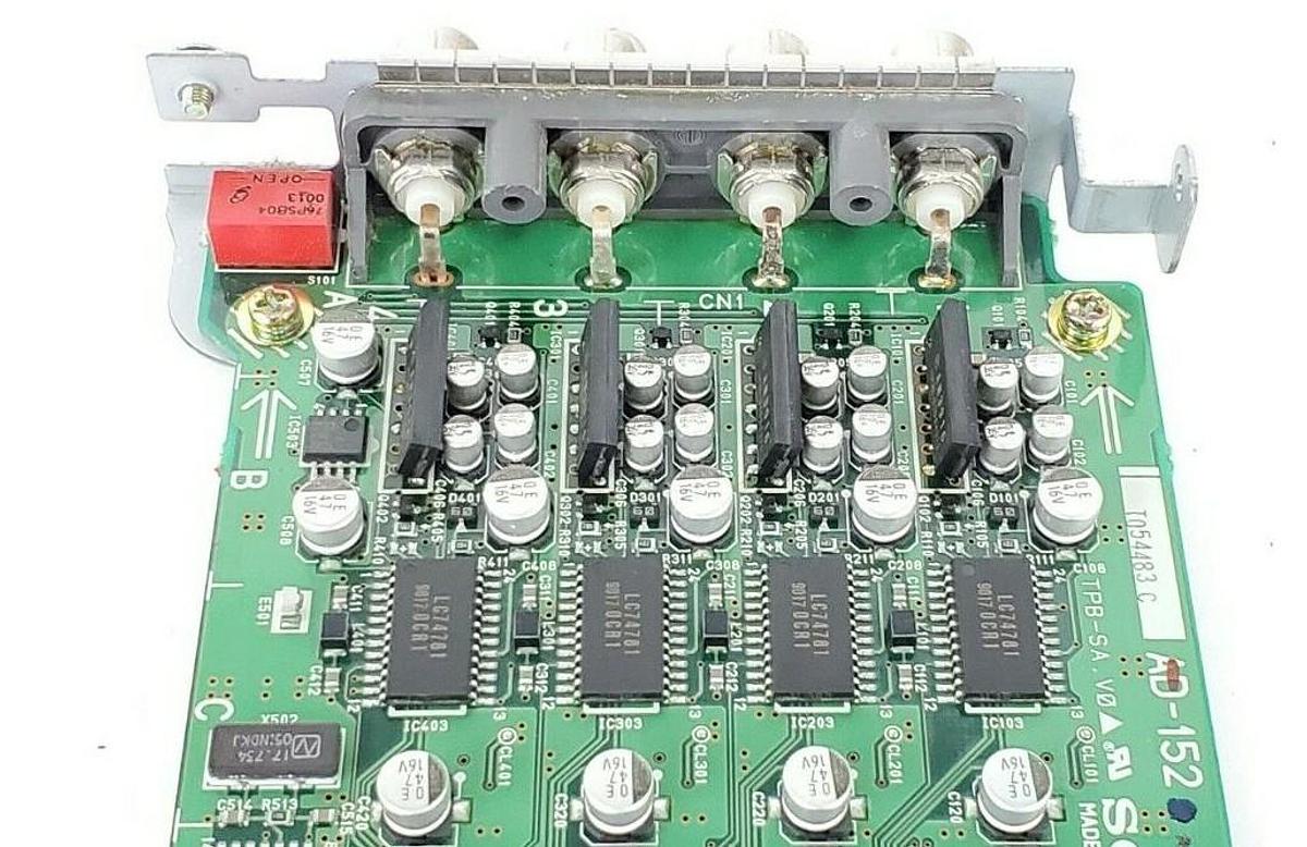 Used SONY AD-152 1-672-338-14 SURVEILLANCE CIRCUIT BOARD A-8320-890-A (DAMAGED)