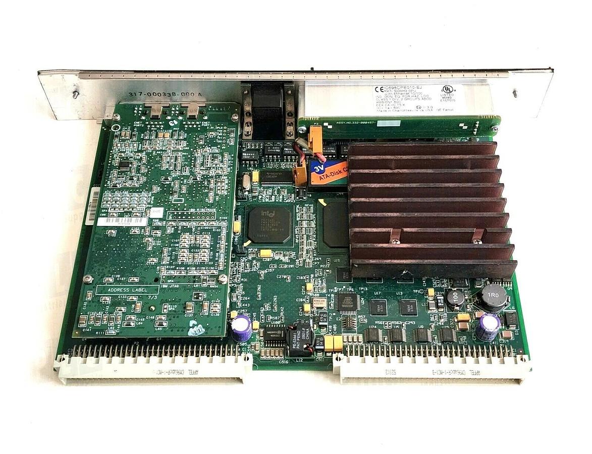 Used USED GE FANUC IC698CPE010-EJ PACSystems RX7i 300MHz CPU MODULE w/ETHERNET 10/100