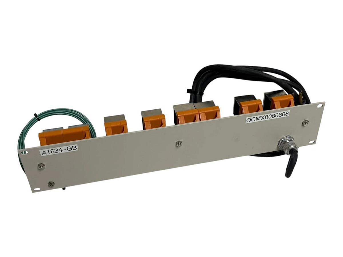 Weidmuller DIN Rail AC Power Outlet Strip 120V 15A 9915480000 9915490000