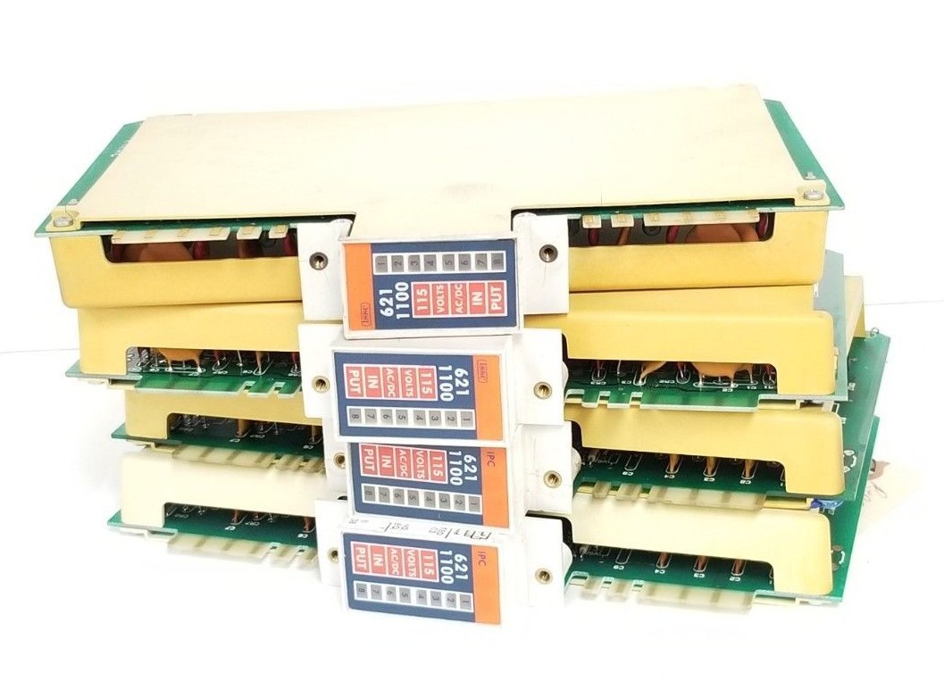 Used LOT OF 4 HONEYWELL 621-1100 INPUT MODULES 115V AC/DC, 6211100