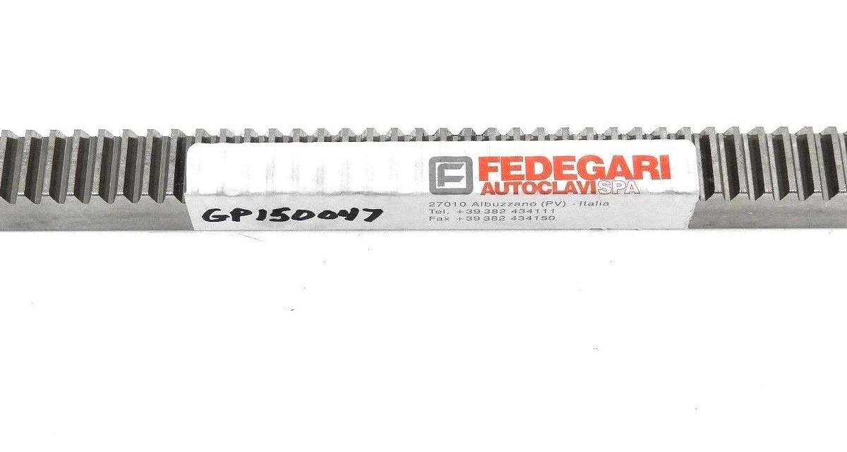 Used LOT OF 5 NEW FEDEGARI AUTOCLAVI GP150046 AUTOCLAVE LOAD SIDE DOOR TRACKS