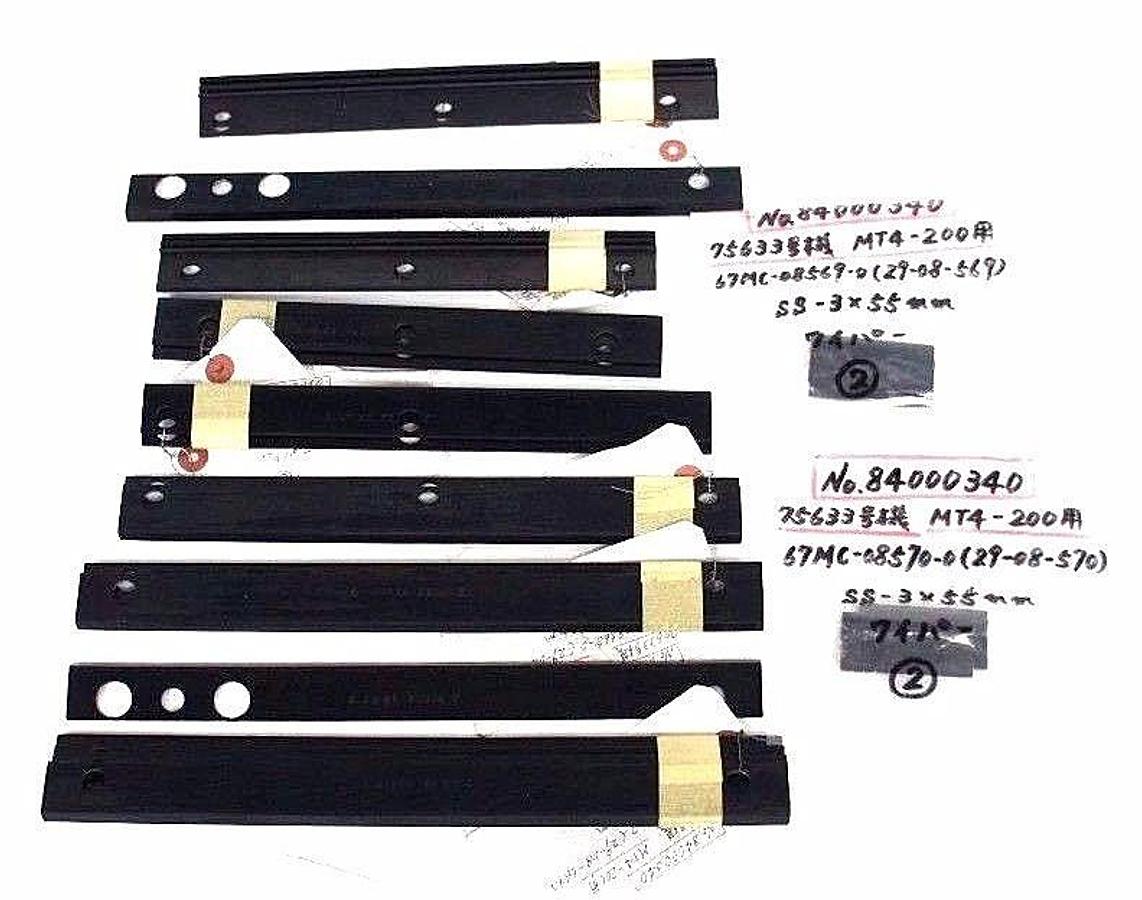 Used LOT OF NEW NITTA SS NO 3 SLIDE SEAL WAY WIPER 84000340 MT4-200 - MULTIPLE SIZES