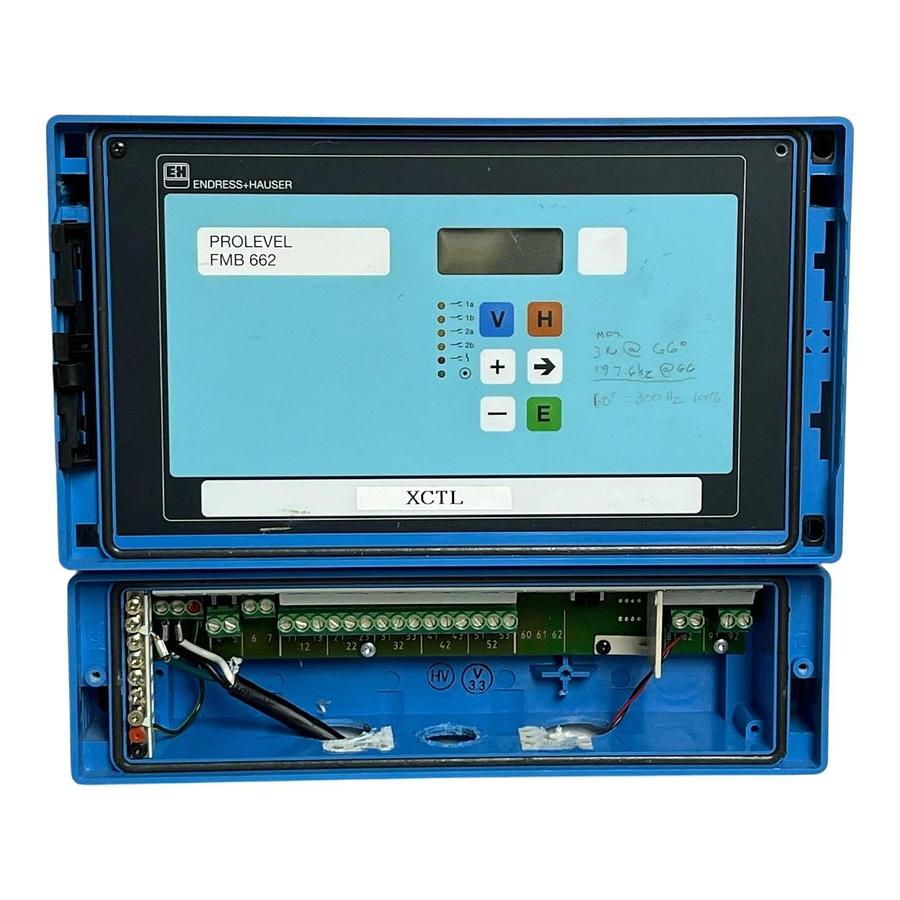 Used Endress+Hauser FMB662-N1A2A1 Prolevel FMB 662 Transmitter Controller